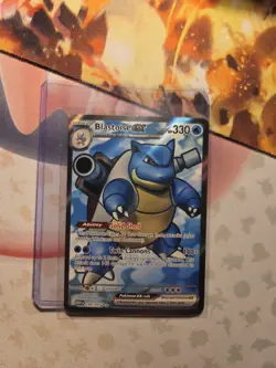 Blastoise ex 184/165 Ultra Rare Full Art Scarlet & Violet 151 Pokemon Near Mint! - Image 1