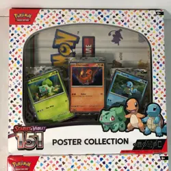 Pokemon TCG: 151 2X Poster Collection Box LOT - 6 Booster Packs - Image 2
