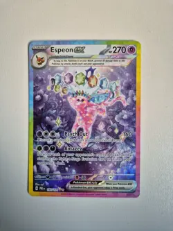 Espeon ex 155/131 Prismatic Evolutions Special Illustration Rare Pokemon TCG NM - Image 1