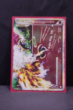 Ho-Oh Legend Bottom 112/123 Pokemon TCG Legend Holo Ultra Rare DMG - Image 4