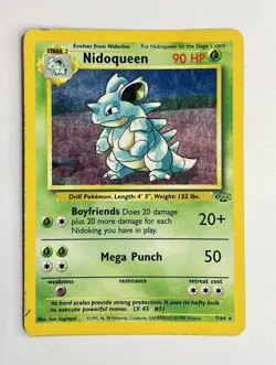 Pokemon Nidoqueen 7/64 WOTC Jungle Holo Rare Holo - Image 1