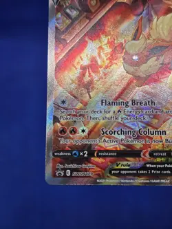 Pokemon Sword & Shield Flareon V SWSH179 Alternate Alt Art Black Star Promo LP - Image 5