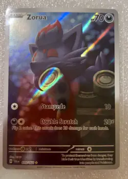 Pokemon TCG Zorua #075/064 Sv: Shrouded Fable Illustration Rare Holo - Image 1