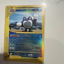 Poliwrath 60/165 Reverse Holo Rare Expedition Base Set Pokemon - Image 1