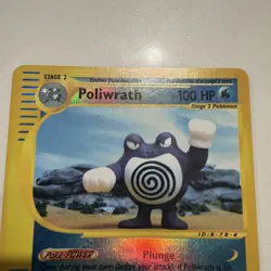 Poliwrath 60/165 Reverse Holo Rare Expedition Base Set Pokemon - Image 2