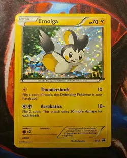 Emolga 006/012 2012 McDonald's Stamped Promo Rare Vintage Pokemon TCG 🌟 - Image 1