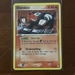 Pokemon Houndour Team Rocket Returns 60/109 Common Non Holo - Image 1