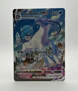 Pokemon TCG Ice Rider Calyrex VMAX 203/198 Chilling Reign Alternate Art Holo - Image 1