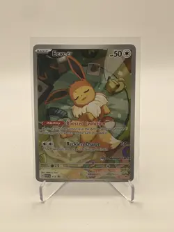 Eevee SVP 173 Pokemon TCG Scarlet and Violet Promo Full Art Illustration Rare NM - Image 1