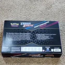 POKEMON TCG - CROWN ZENITH Shiny Zamazenta - Premium Figure Collection Box - NEW - Image 5