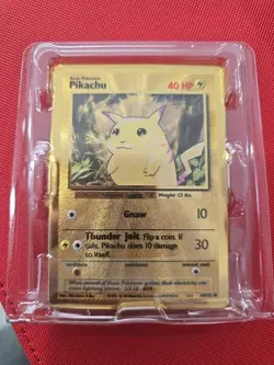 Pokemon Celebrations Pikachu 058/102 Gold Metal Promo UPC 25th Anniversary - Image 2