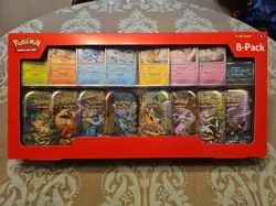 Pokemon TCG Prismatic Evolutions Mini Tin Sealed Tins 8-Pack Promos - Image 1