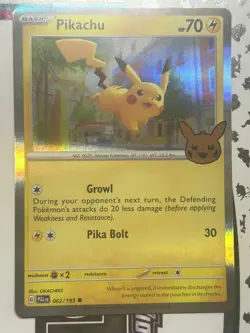 Pikachu 062/193 Trick or Trade 2023 Holo - Free Shipping Pokemon TCG NM - Image 1