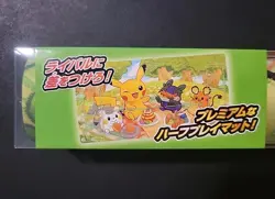 NEW OFFICIAL POKEMON CENTER JAPAN PIKACHU & MORPEKO PICNIC RUBBER PLAYMAT - Image 2