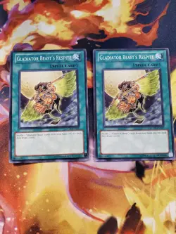Yugioh - Gladiator Beast's Respite RYMP-EN107 NM Unlimited Common x2 - Image 1
