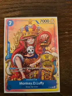 Monkey.D.Luffy (2nd Anniversary Stamped Promo) P-043 One Piece Promotion... - Image 1