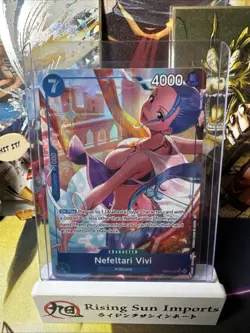 One Piece TCG Nefeltari Vivi EB04-025 SR Alt Art OP14 The Azure Sea’s Seven - Image 1