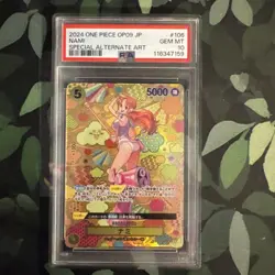 2024 ONE PIECE JPN EMPERORS IN THE NEW WORLD SPECIAL ALT ART#106 NAMI PSA 10 - Image 1
