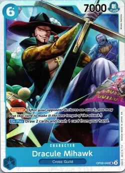 Dracule Mihawk OP09-048 Premium Booster -The Best- Vol. 2 One Piece - Image 1