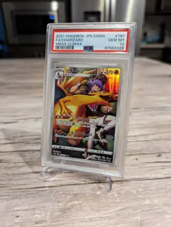 PSA 10 💎 Charizard #187 CHR Pokemon VMAX Climax Japanese Full Art Card GEM MINT - Image 2