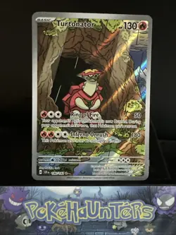 Pokemon Card Turtonator 146/142 Stellar Crown Illustration Rare Near Mint - Image 1