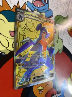 Pokemon TCG Destined Rivals Cynthia's Garchomp EX Black Star Promo Holo Card NM - Image 2