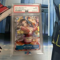 One Piece Card Game Boa Hancock 2nd Anniversary PSA10 China Serial Rare - Image 1