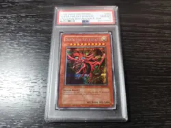 YuGiOh PSA10 Slifer the Sky Dragon GBI 002 Secret Rare English TCG Card - Image 1