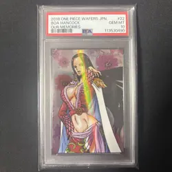 One Piece Boa Hancock Our Memories Wafer Card PSA 10 Limited Rare Japan - Image 1