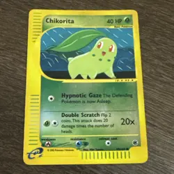 Pokemon TCG Chikorita Expedition 2002 Reverse Holo Card 99/165 - Image 1