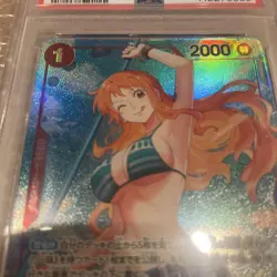One Piece Card Nami PSA10 Rare Collectible High Grade Trading Card - Image 2