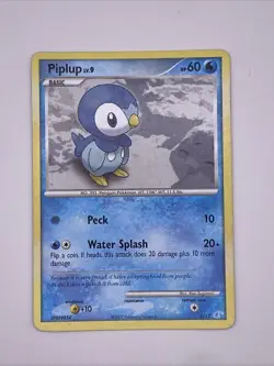 Piplup DP Trainer Kit Manaphy 5/12 Pokemon Card - Image 1