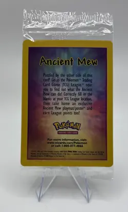 Pokemon TCG Ancient Mew Holo Card 2000 Movie Promo, Sealed Unopened (P) - Image 2