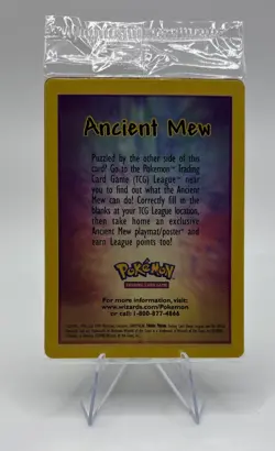 Pokemon TCG Ancient Mew Holo Card 2000 Movie Promo, Sealed Unopened (U) - Image 2