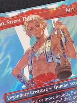 Vaan Street Thief Borderless Surge Foil R 0535 Final Fantasy FIN MTG NM - Image 2