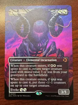🌈 Emptiness - Borderless FOIL - MTG Magic - Lorwyn Eclipsed - M/NM - Image 1