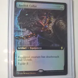 Basilisk Collar (Extended Art) Commander Legends: Battle for Baldur's Gate Foil - Image 1