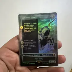 Magic The Gathering MTG Final Fantasy Summon: Ixion #195 *FOIL* Borderless - Image 1