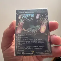 Zodiark, Umbral God FOIL (Borderless) - Final Fantasy - NM - Rare - MTG - Image 2