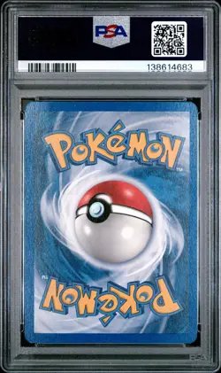 2004 POKEMON EX FIRE RED & LEAF GREEN #11 POLIWRATH-REVERSE FOIL PSA 8 - Image 2