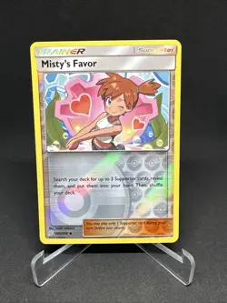 Pokemon TCG Misty's Favor 202/236 Uncommon Reverse Holo Sun & Moon Unified Minds - Image 1
