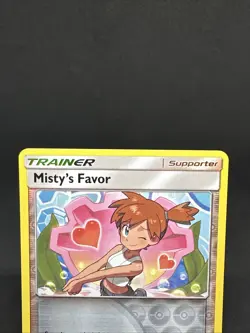 Pokemon TCG Misty's Favor 202/236 Uncommon Reverse Holo Sun & Moon Unified Minds - Image 3