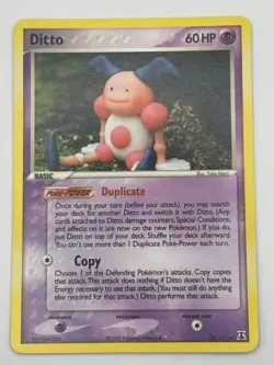 Pokemon TCG Ditto Card Mr. Mime Regular EX Delta Species 38/113 LP - Image 1