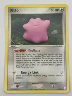 Pokemon Ditto 35/113 EX Delta Species 60 NM 2005 Yuka Morii Clay Art - Image 1