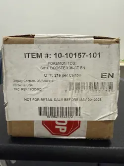 Pokemon TCG SV10 Destined Rivals Booster Box Case SEALED - Image 1