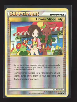 Pokemon Undaunted #74/90 Reverse Holo Flower Shop Lady - Image 1