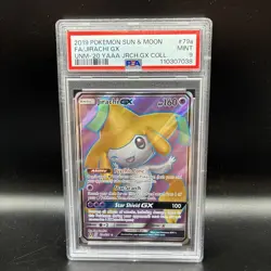 Pokemon Jirachi GX Full Art Promo Unified Minds 79A/236 2019 PSA 9 - Image 1