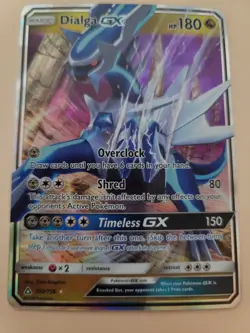 Dialga GX Holo Ultra 100/156 Pokemon Ultra Prism NM - Image 1