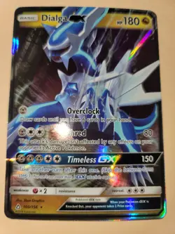 Dialga GX Holo Ultra 100/156 Pokemon Ultra Prism NM - Image 2