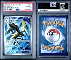 2025 POKEMON MEG EN-MEGA EVOLUTION ILLUSTRATION RARE #142 INTELEON PSA 10 - Image 3
